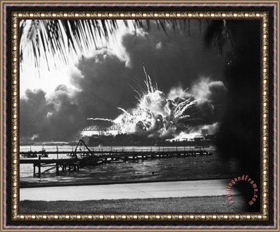 Others World War II: Pearl Harbor Framed Painting