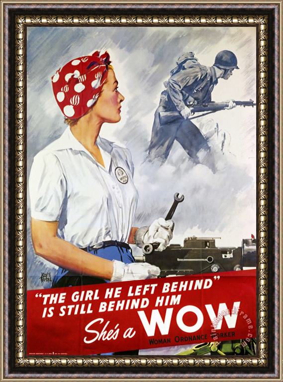 Others World War II Poster Framed Painting