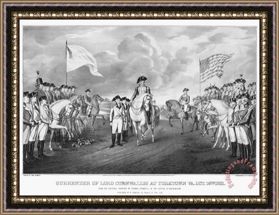 Others Yorktown: Surrender, 1781 Framed Painting