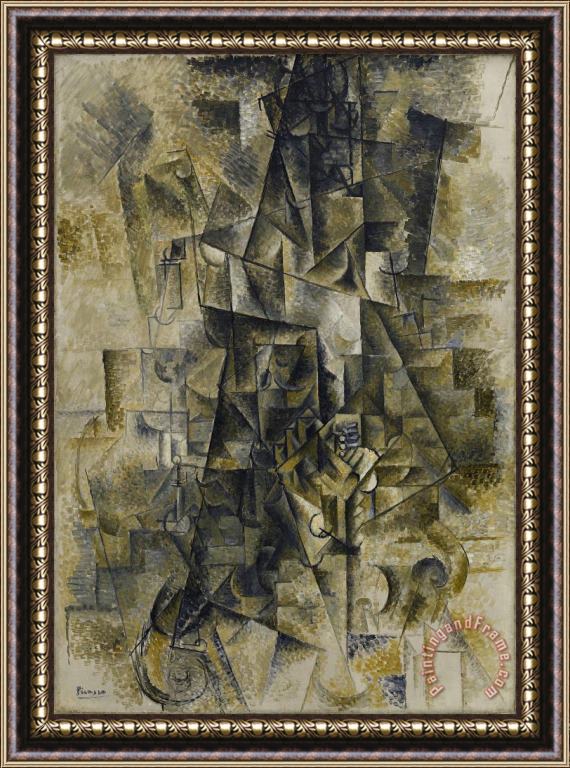 Pablo Picasso Accordionist (l'accordeoniste) Framed Painting