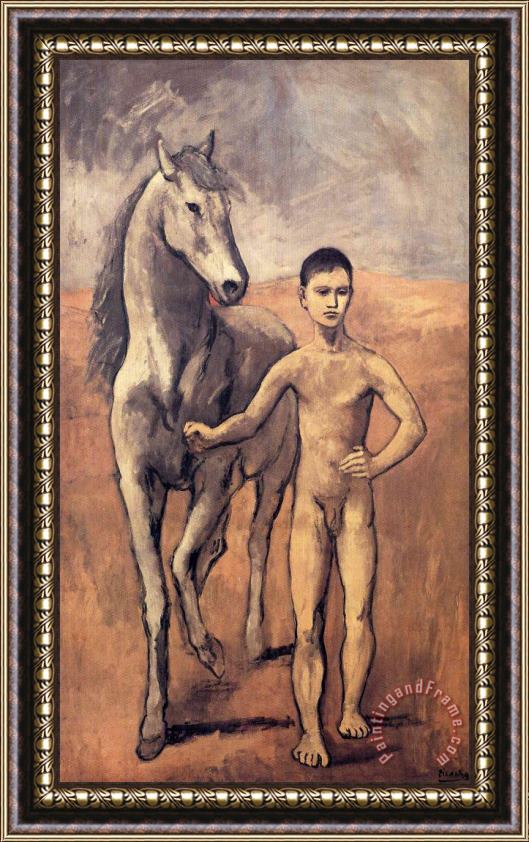 Pablo Picasso Boy Leading a Horse 1906 Framed Painting