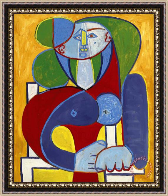 Pablo Picasso Buste De Francoise, 1946 Framed Painting