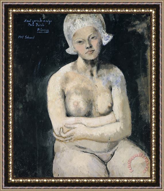 Pablo Picasso Dutch Girl 1905 Framed Print