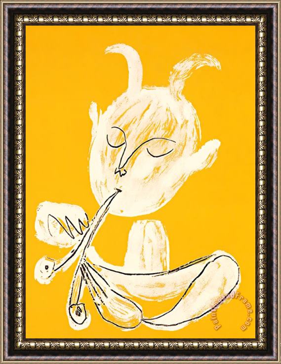 Pablo Picasso Faune Blanc C 1946 Framed Print