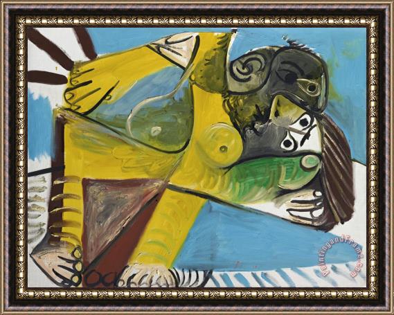 Pablo Picasso L'etreinte Framed Painting