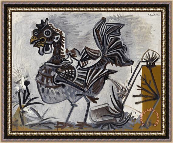 Pablo Picasso La Poule Framed Painting