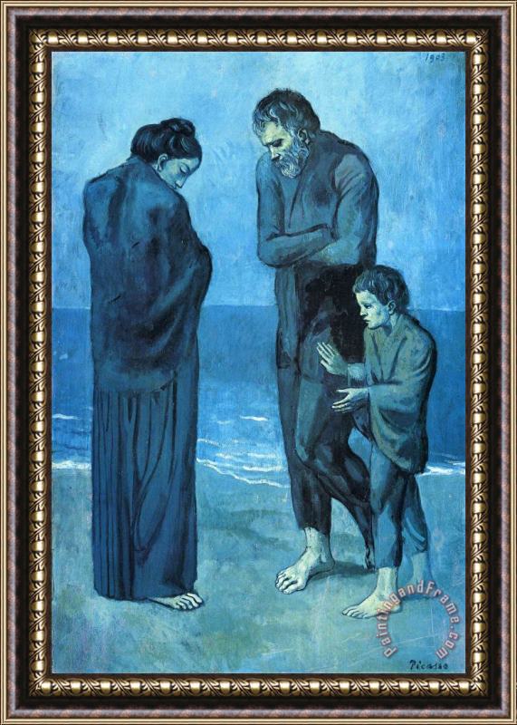 Pablo Picasso The Tragedy 1903 Framed Print