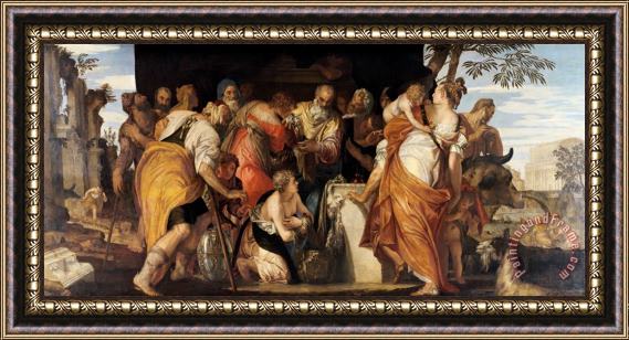 Paolo Caliari Veronese The Anointment of David Framed Print