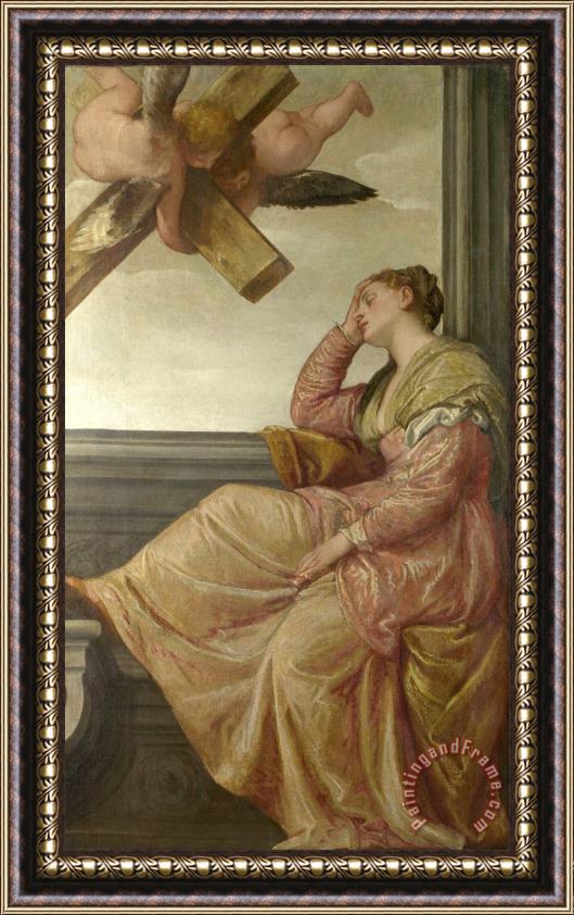Paolo Caliari Veronese The Dream of Saint Helena Framed Print