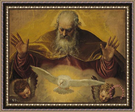 Paolo Caliari Veronese The Eternal Father Framed Print