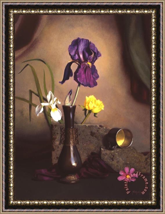 Patrick Devonas Flower Stillife Framed Print