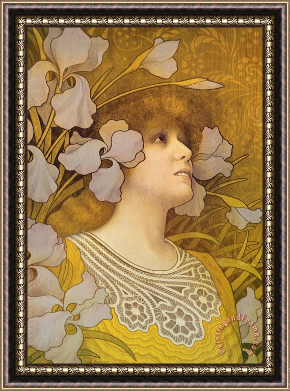 Paul Berthon Sarah Bernhardt Framed Print