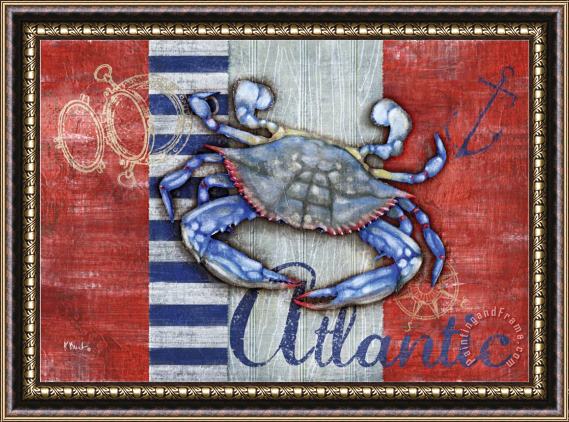 Paul Brent Maritime Crab Framed Painting
