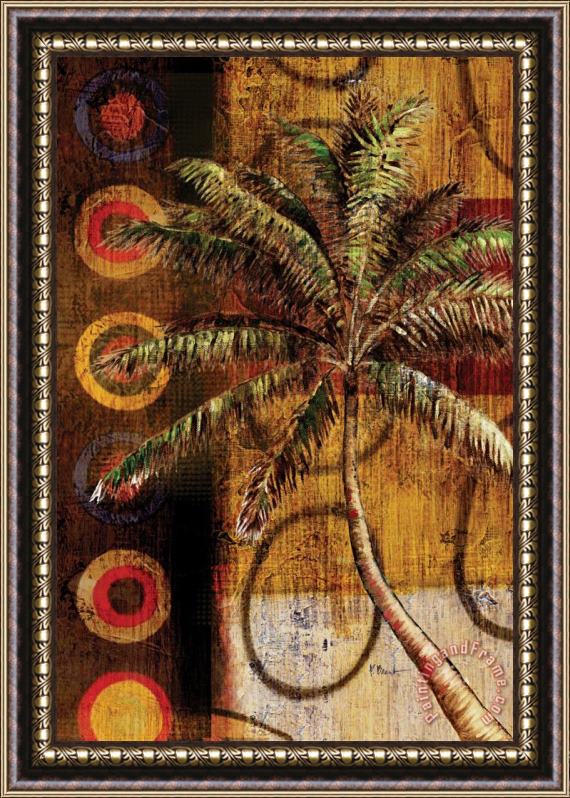 Paul Brent Modern Palm II Framed Painting