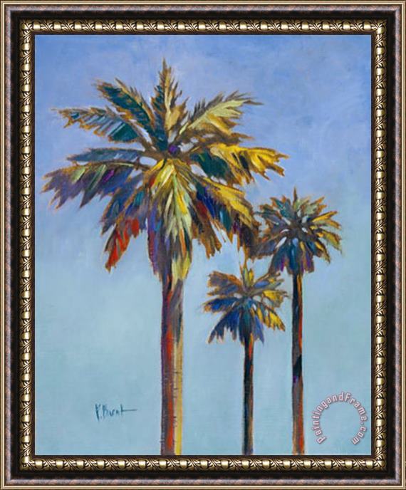 Paul Brent Santa Rita Palms I Framed Painting