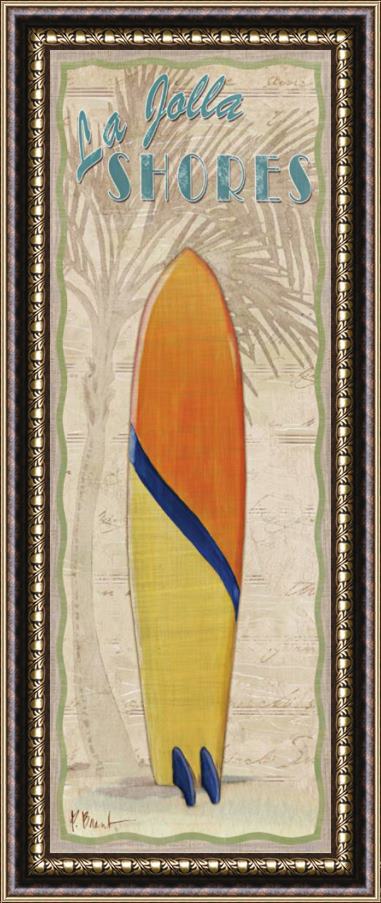 Paul Brent Surf Panel III Framed Painting