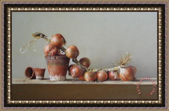 Paul Brown French Onions Framed Painting