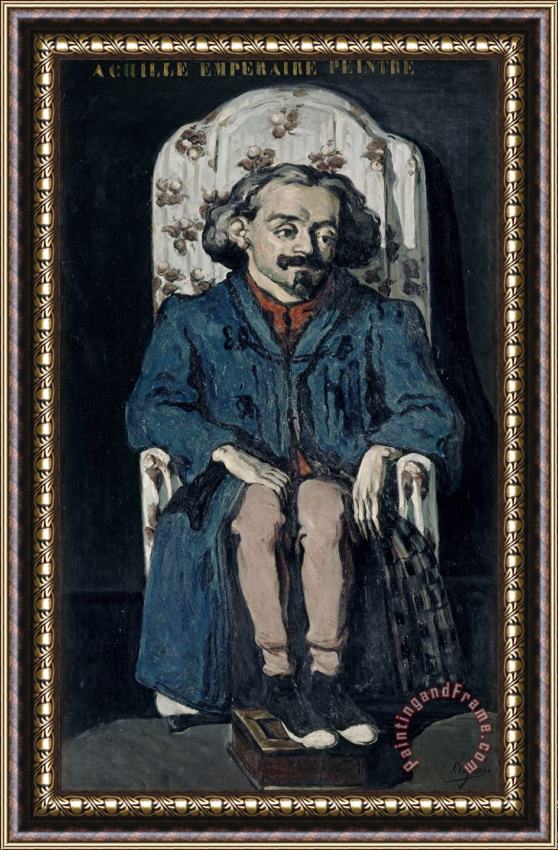 Paul Cezanne Achille Emperaire Framed Print