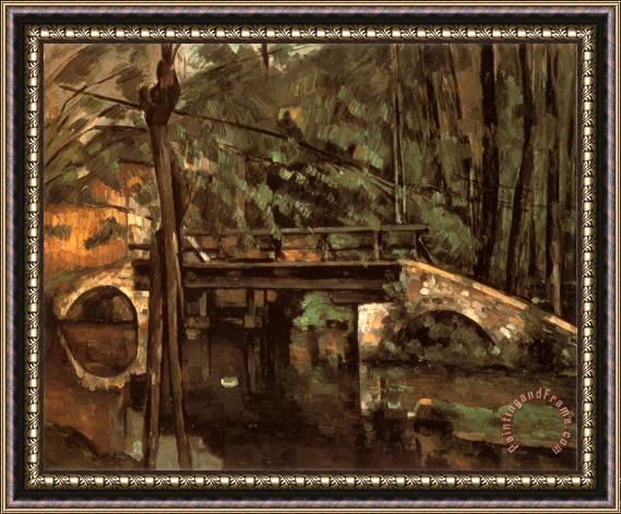 Paul Cezanne Bridge of Maincy Melun Framed Painting