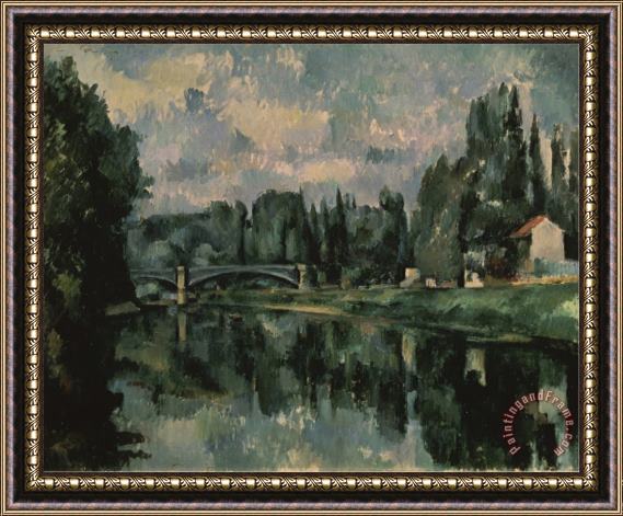 Paul Cezanne Bridge Over The Marne at Creteil Framed Print