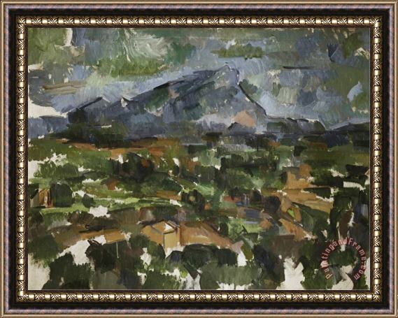 Paul Cezanne Mont Sainte Victoire Seen From Les Lauves 1902 06 Framed Print