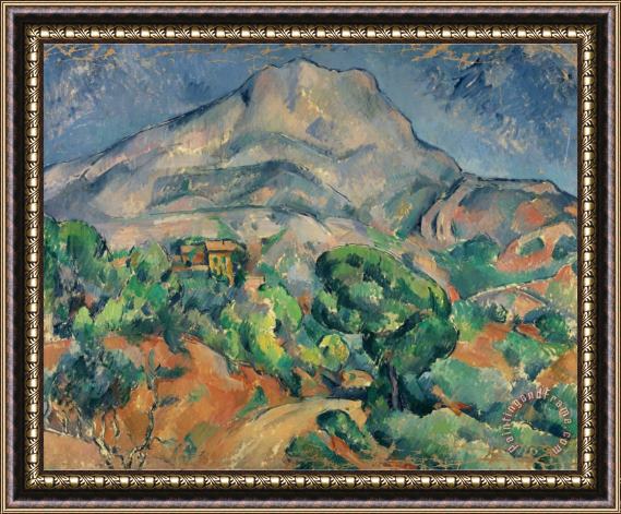 Paul Cezanne Mount Saint Victoire Framed Print