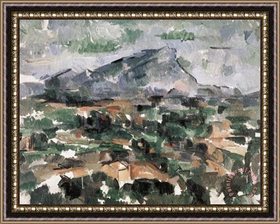 Paul Cezanne Mountain Sainte Victoire Framed Print
