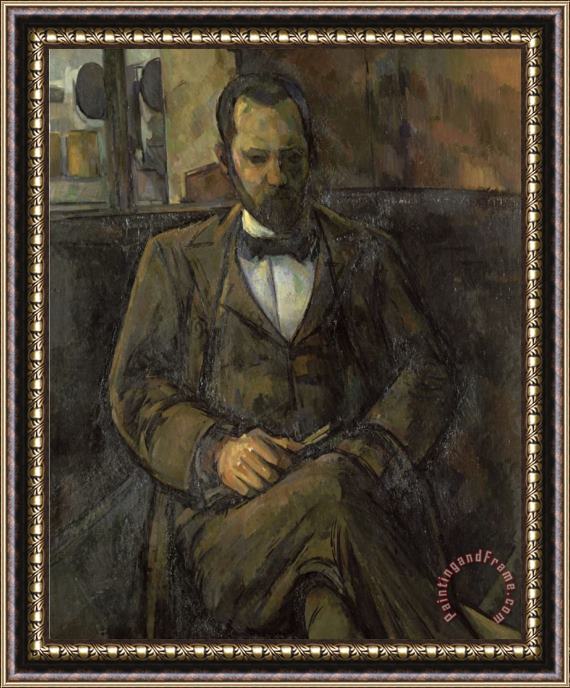 Paul Cezanne Portrait of Ambroise Vollard 1865 1939 Art Dealer Framed Print