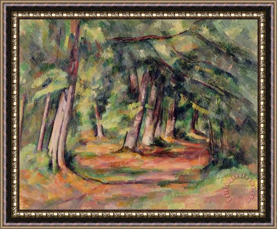 Paul Cezanne Pres du Jas de Bouffan Framed Print