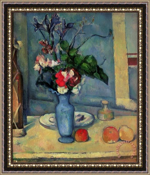 Paul Cezanne The Blue Vase 1889 90 Framed Print