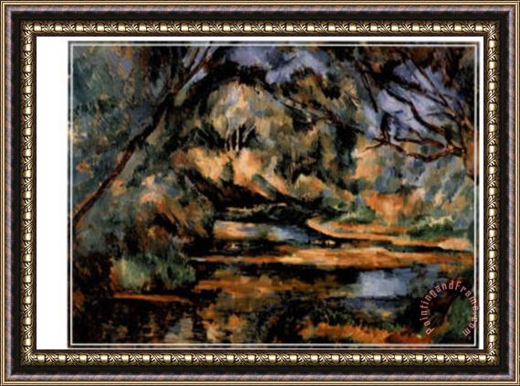 Paul Cezanne The Brook Le Ruisseau Framed Print