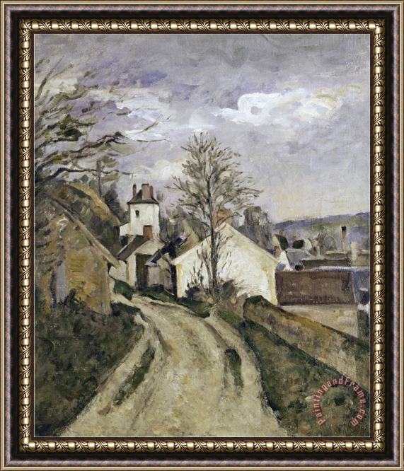 Paul Cezanne The House of Dr Gachet at Auvers C 1873 Framed Painting