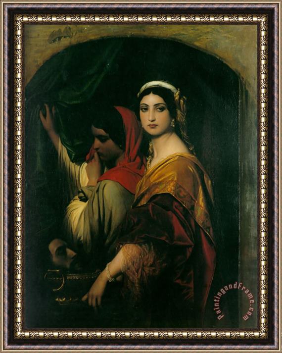 Paul Delaroche Herodias Framed Painting