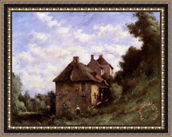 Paul Desire Trouillebert The Mill House Framed Painting