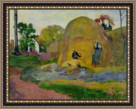 Paul Gauguin Golden Harvest Framed Print