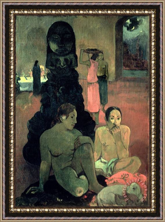 Paul Gauguin The Great Buddha Framed Print