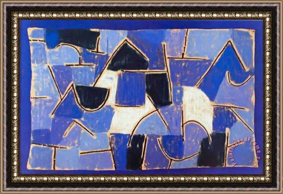 Paul Klee Blue Night Framed Painting