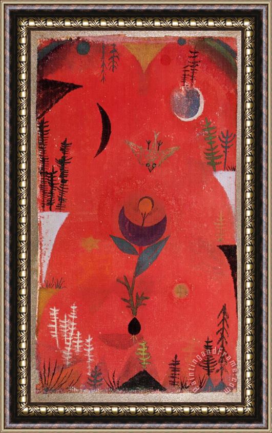 Paul Klee Flower Myth 1918 Framed Print