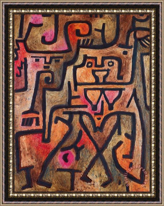 Paul Klee Forest Witch 1938 Framed Painting