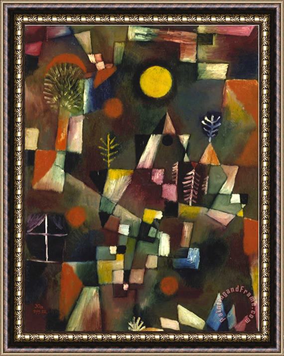 Paul Klee Full Moon 1919 Framed Painting
