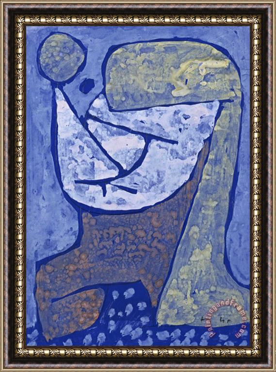 Paul Klee Gezcidinetes Madchen Framed Painting