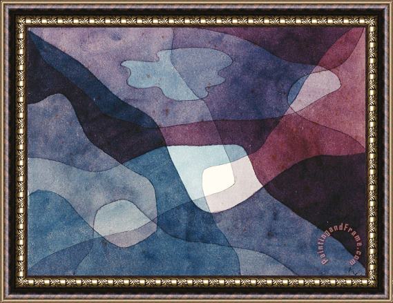 Paul Klee Mountain And Synthetic Air Framed Print