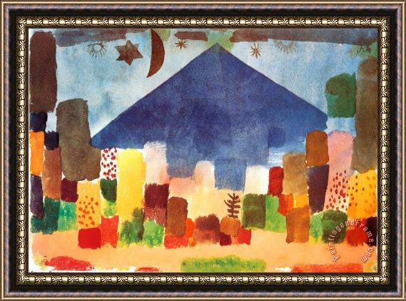 Paul Klee Notte Egiziana Framed Painting