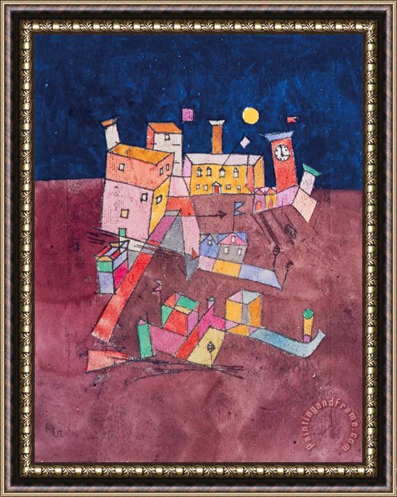 Paul Klee Partie Framed Painting