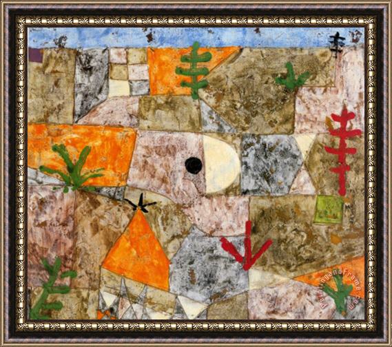 Paul Klee Southern Gardens C 1936 Framed Painting