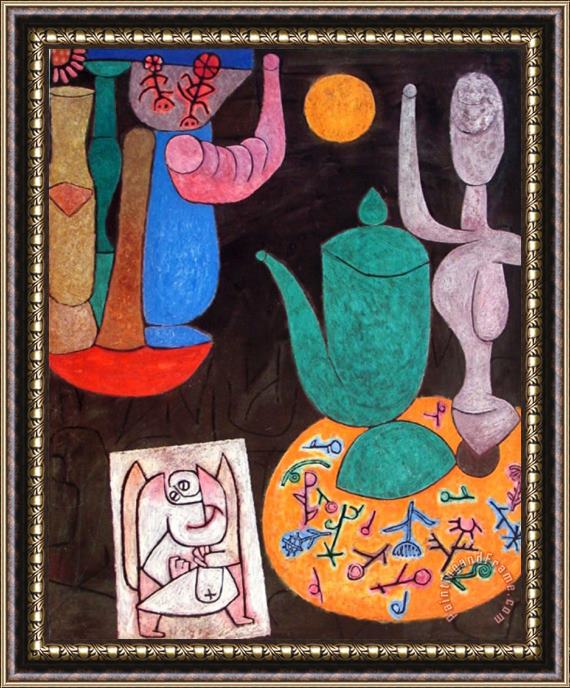 Paul Klee Still Life 1940 Framed Painting