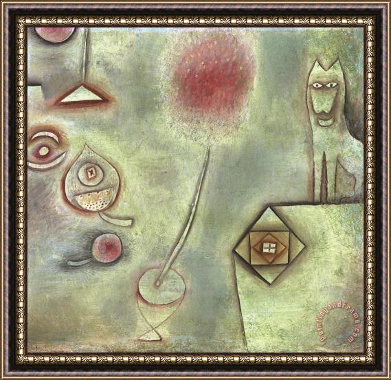 Paul Klee Still Life with Animal Statuette Framed Print