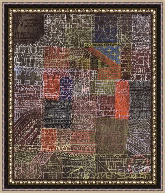 Paul Klee Structural II 1924 Framed Painting
