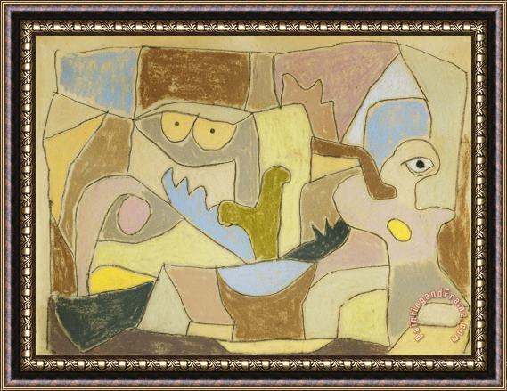 Paul Klee True Also for Plants Framed Painting