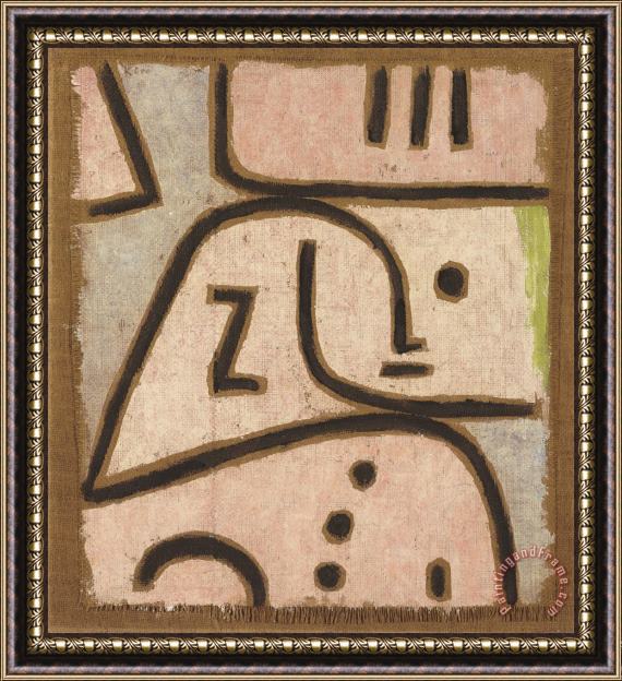 Paul Klee Wi in Memoriam 1938 Framed Painting